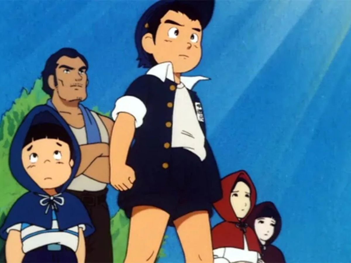 O anime é baseado na série de mangá Hadashi no Gen, de Keiji Nakazawa, um sobrevivente de Hiroshima