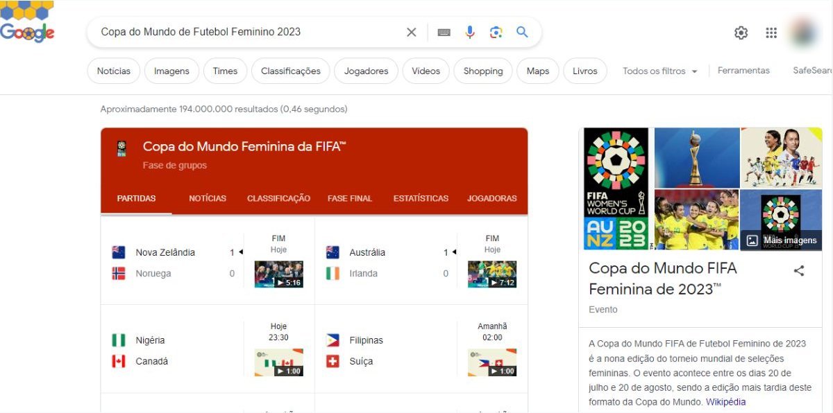 Copa do Mundo Feminina 2023: Doodle do Google celebra estreia