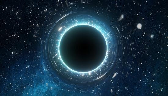 Os buracos negros são os objetos mais densos do universo.