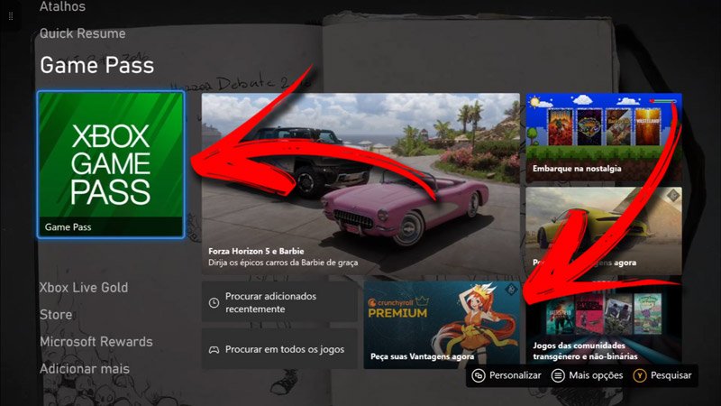 O resgate deve ser feito pelo app do Game Pass no Xbox