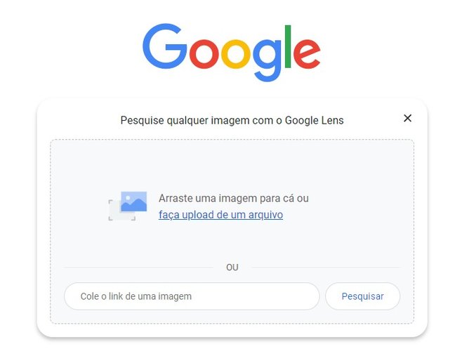 É possível usar uma imagem armazenada no seu PC ou usando o link dela