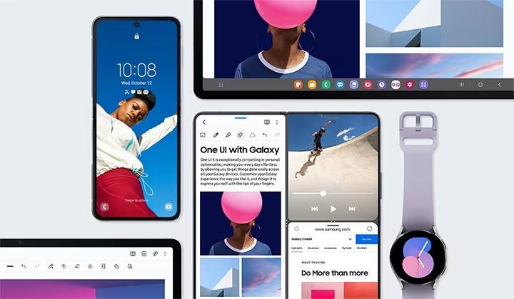 Por meio do One UI, os usuários da linha Galaxy possuem mais complementos de personalização. (Samsung/Reprodução)