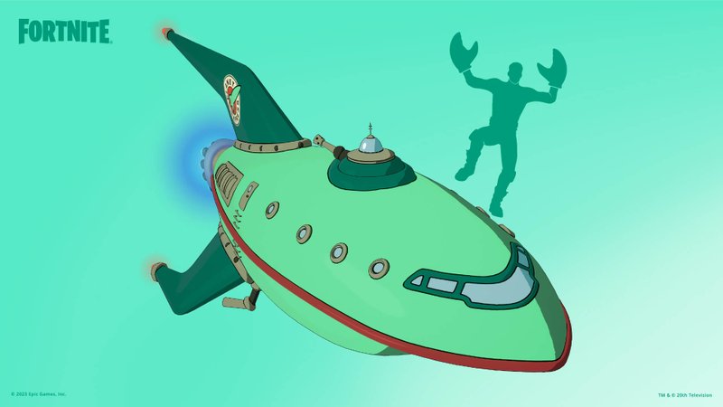 A Asa-delta Nave da Planet Express e Gesto Corrida do Zoidberg também estão disponíveis na loja.