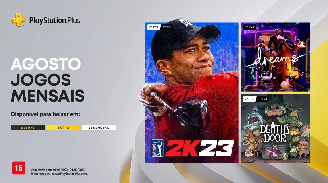 Confira os jogos da PS Plus Extra e Deluxe de Julho (2023)