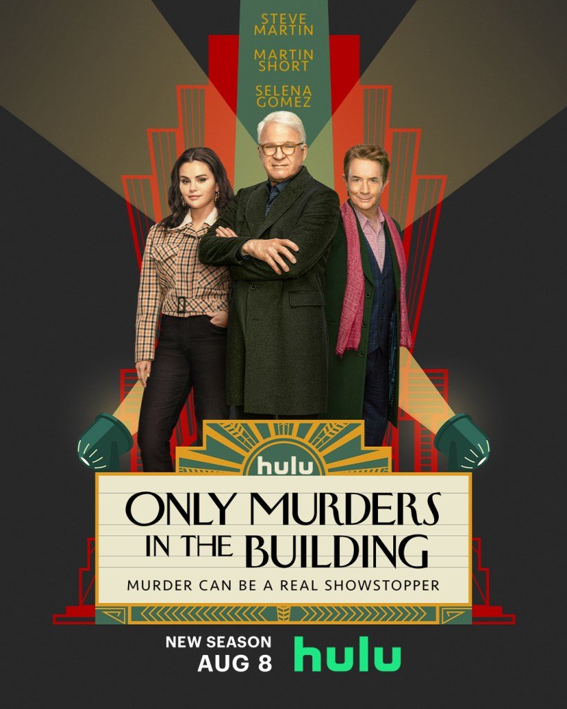 Pôster da 3ª temporada de Only Murders in the Building.