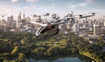 Carro voador eVTOL deve ser fabricado no Brasil até 2026