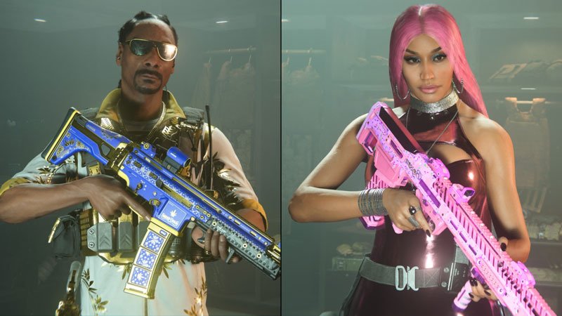 Snoop Dogg e Nicki Minaj vão ganhar operadores na temporada 5 de CoD: Modern Warfare 2 e Warzone 2.