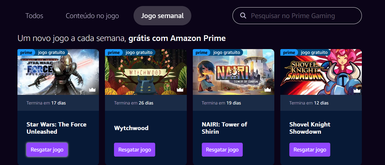 Jogos grátis! Prime Gaming oferece Star Wars: The Force Unleashed e Shovel  Knight 