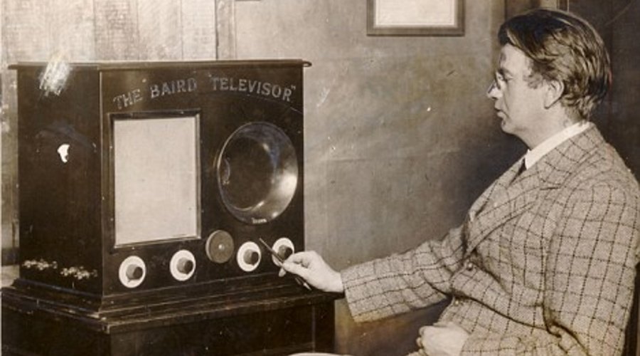 John Baird, o inventor da TV. (Fonte: Royal Television Society)