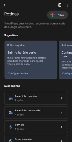 Criar rotinas no Google Assistente pode agilizar consultas a informações cotidianas