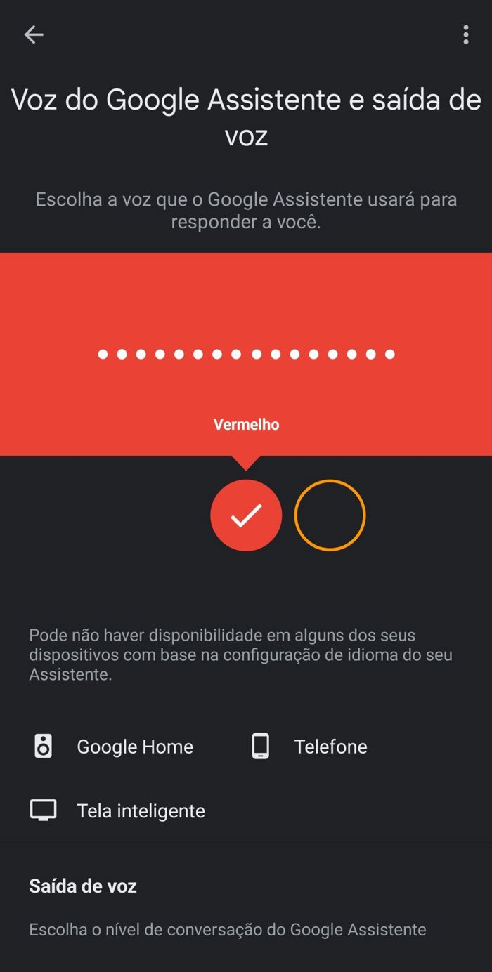 Como posso configurar o Assistente de Voz Google Assistant para