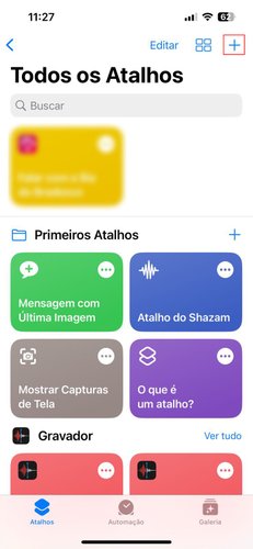 Tela de iOS