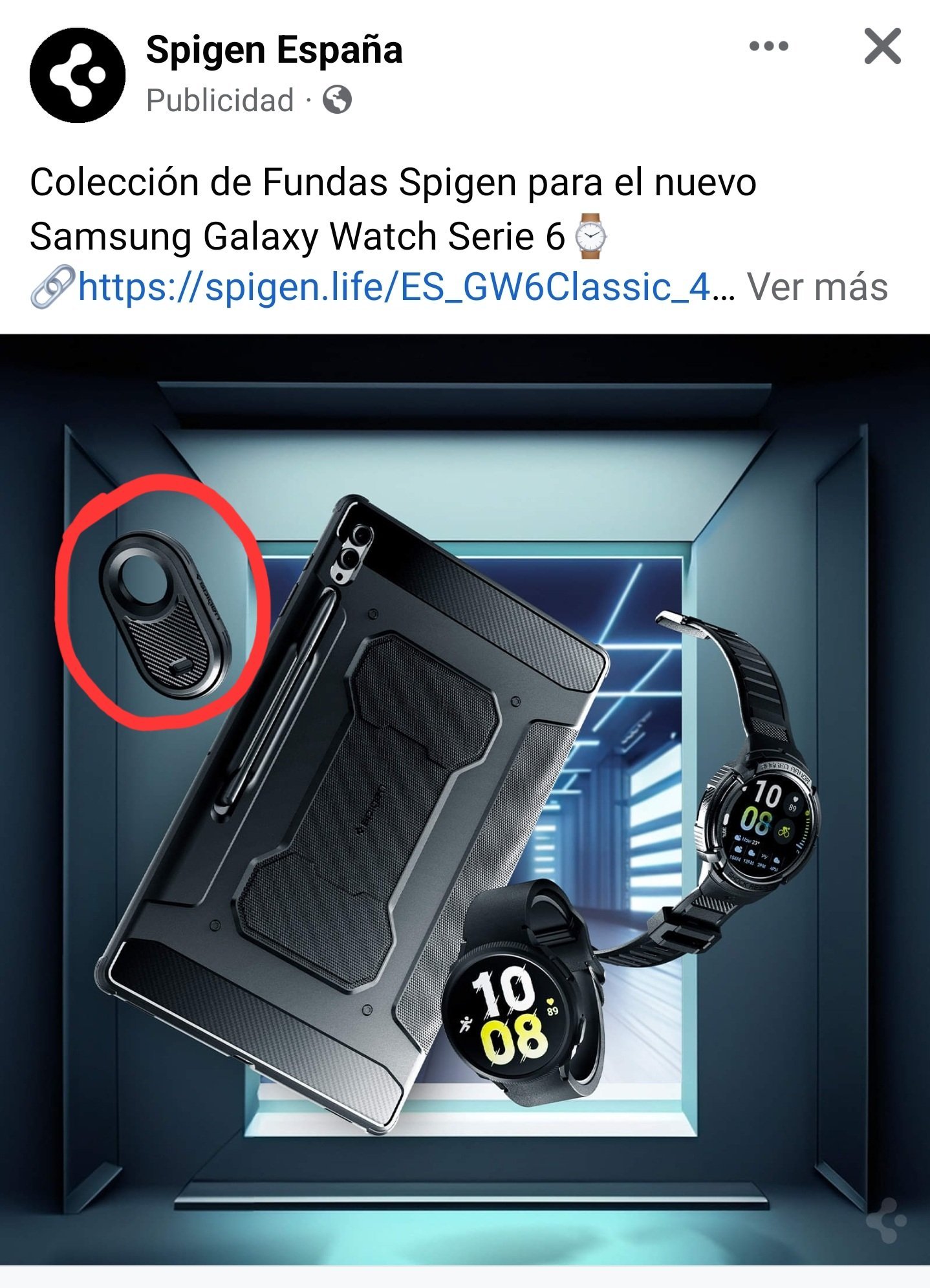 Imagem promocional da Spigen confirma novo visual do Galaxy SmartTag 2.