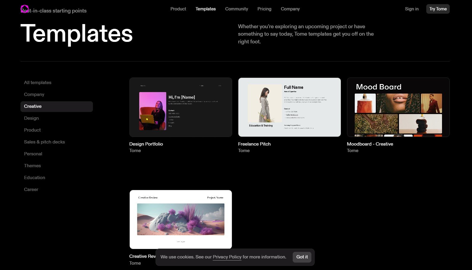 OTome App traz um leque extenso de opções para a criação de projetos visuais