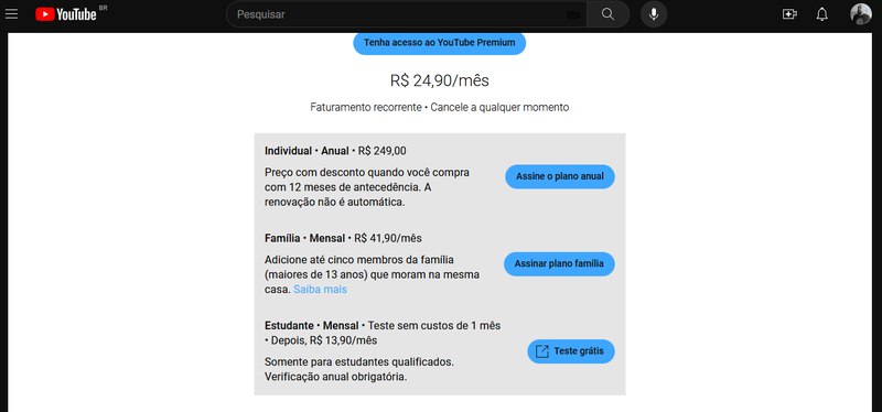 YouTube Premium