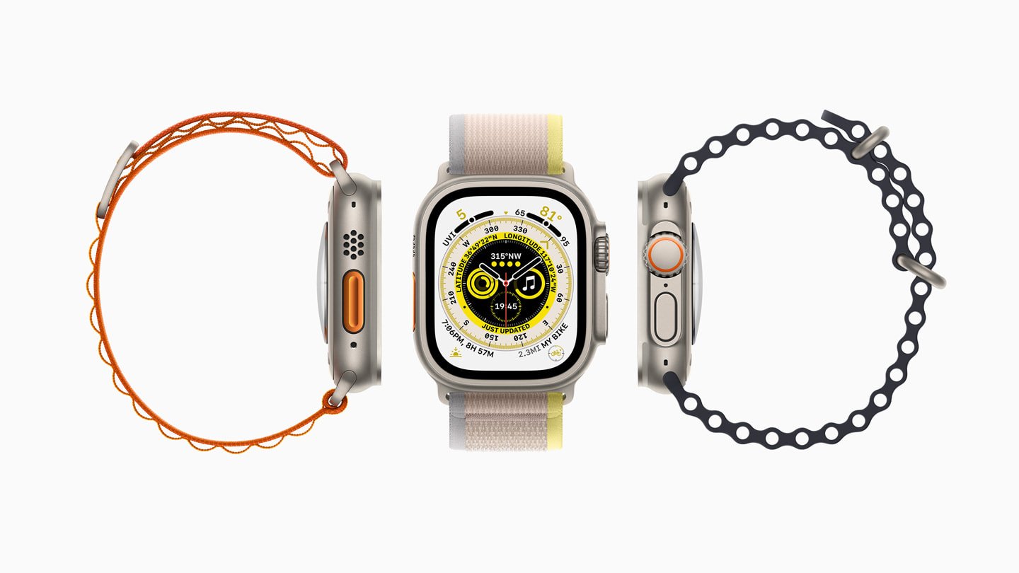 O Apple Watch Ultra é um exemplo de relógio inteligente resistente.