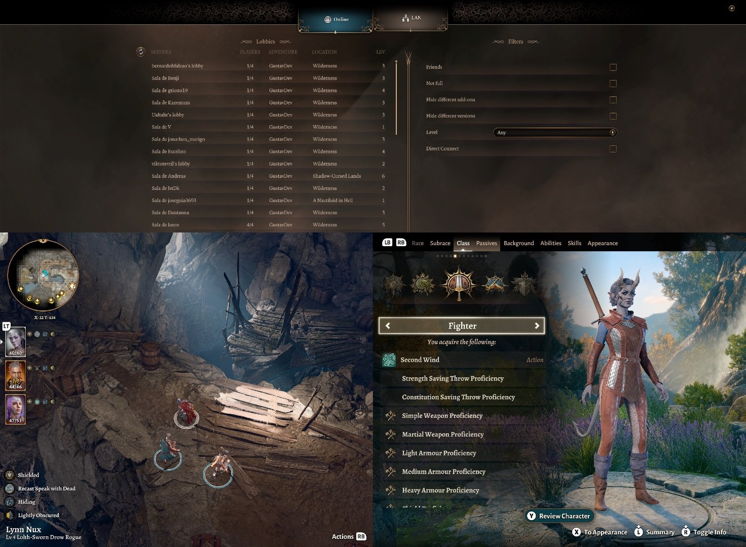 Baldur's Gate 3 tem multiplayer local? Veja como jogar com tela dividida