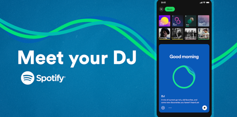 O DJ de inteligência artificial do Spotify foi lançado em fevereiro deste ano, apenas nos Estados Unidos e Canadá, chegando ao Reino Unido e Irlanda três meses depois.