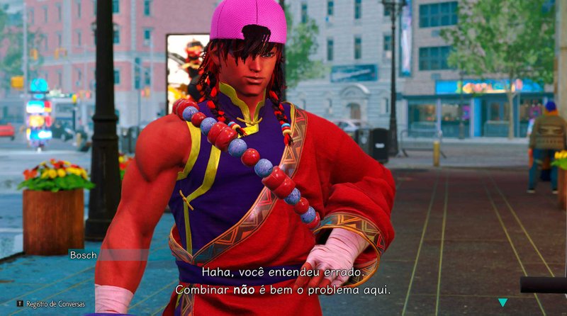 Descrição da Imagem: Exemplo das legendas na campanha do jogo