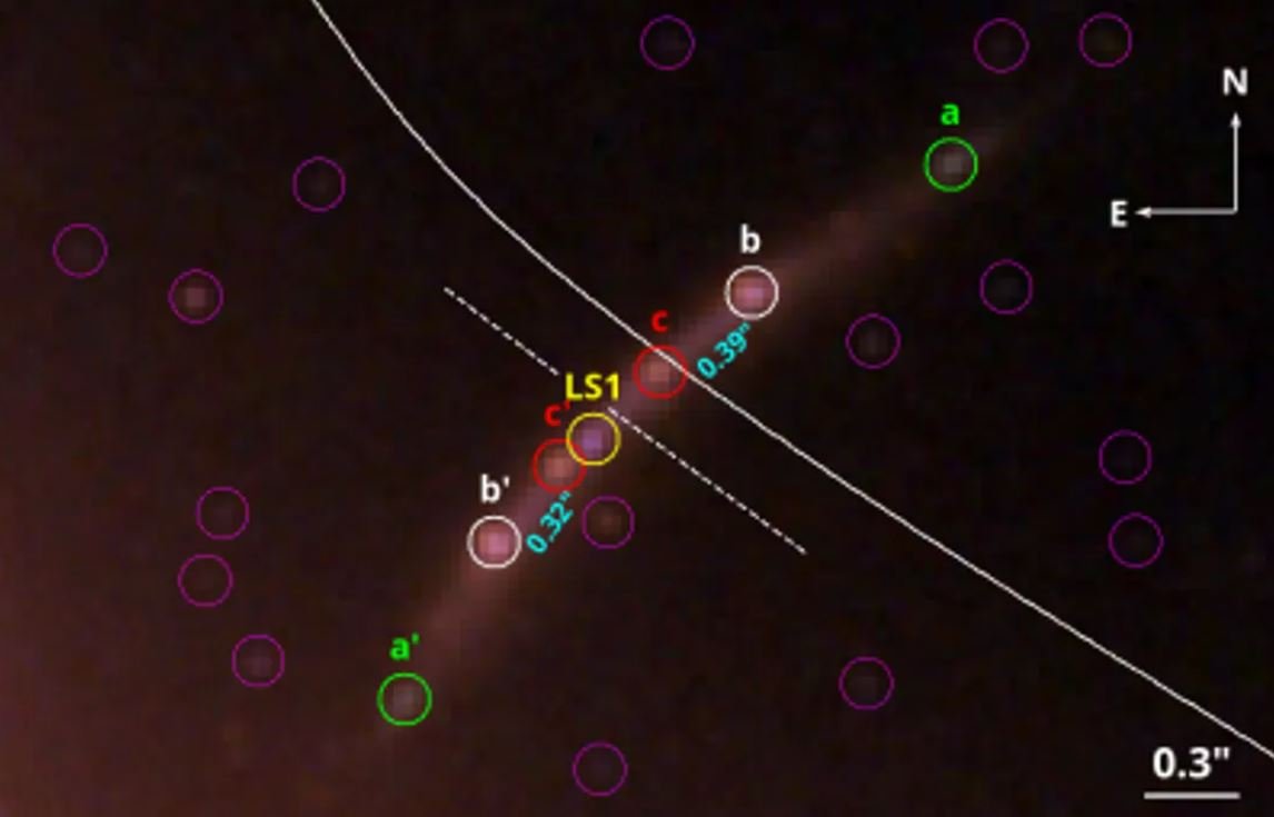 Para descobrir a estrela Kaiju e a possível característica de matéria escura, os cientistas compararam dados coletados pelos telescópios espaciais James Webb e Hubble.