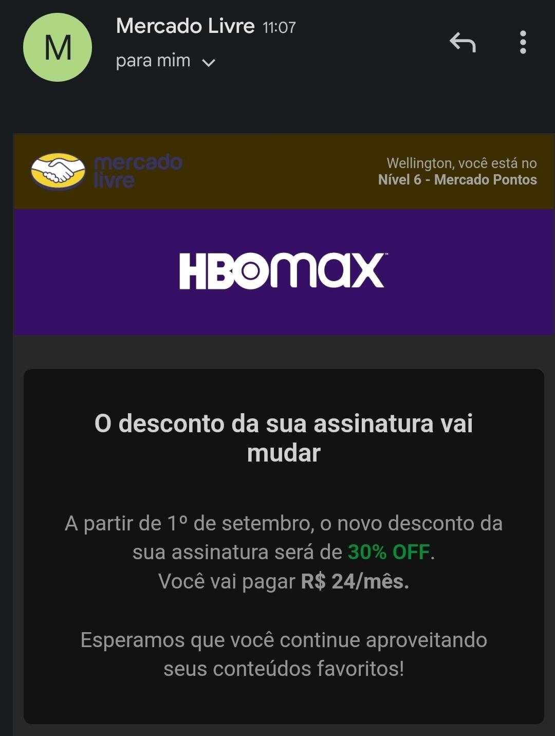 Mercado Livre diminui desconto da mensalidade da HBO Max; veja os novos  valores - TecMundo