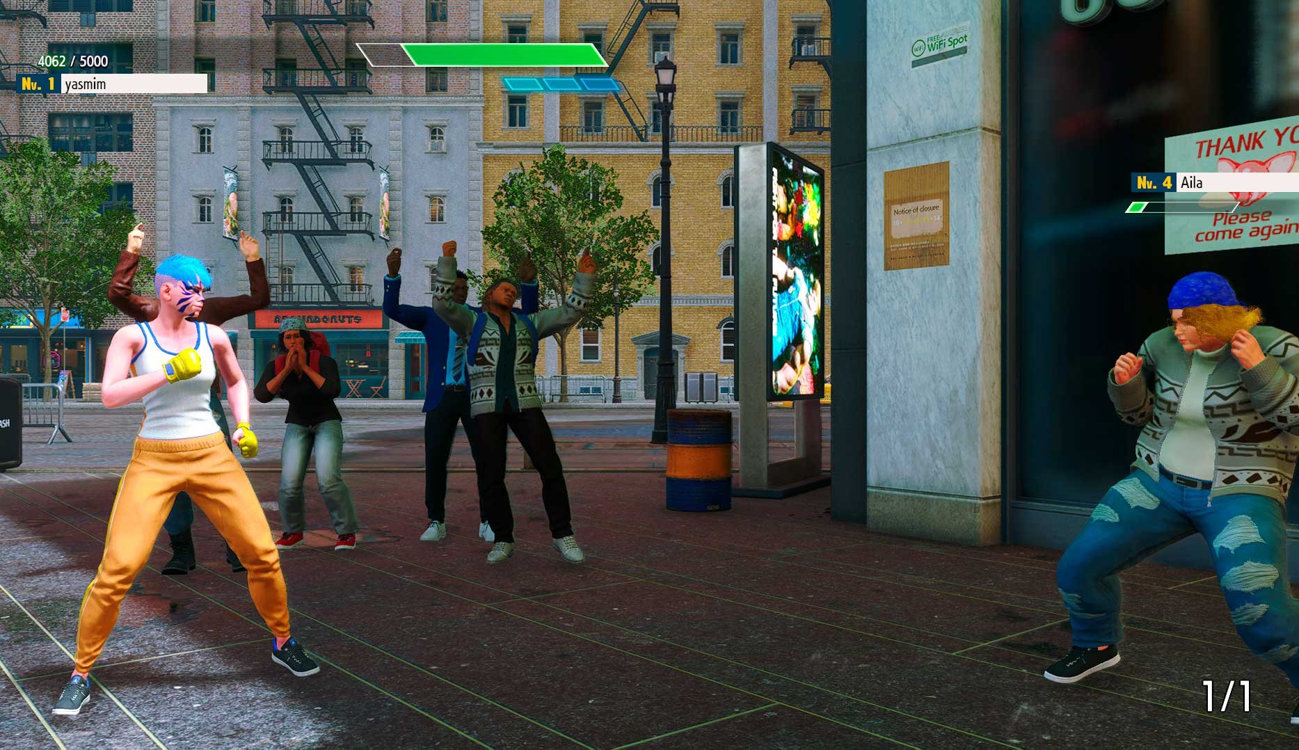 Descrição da Imagem: Um momento de combate dentro do jogo