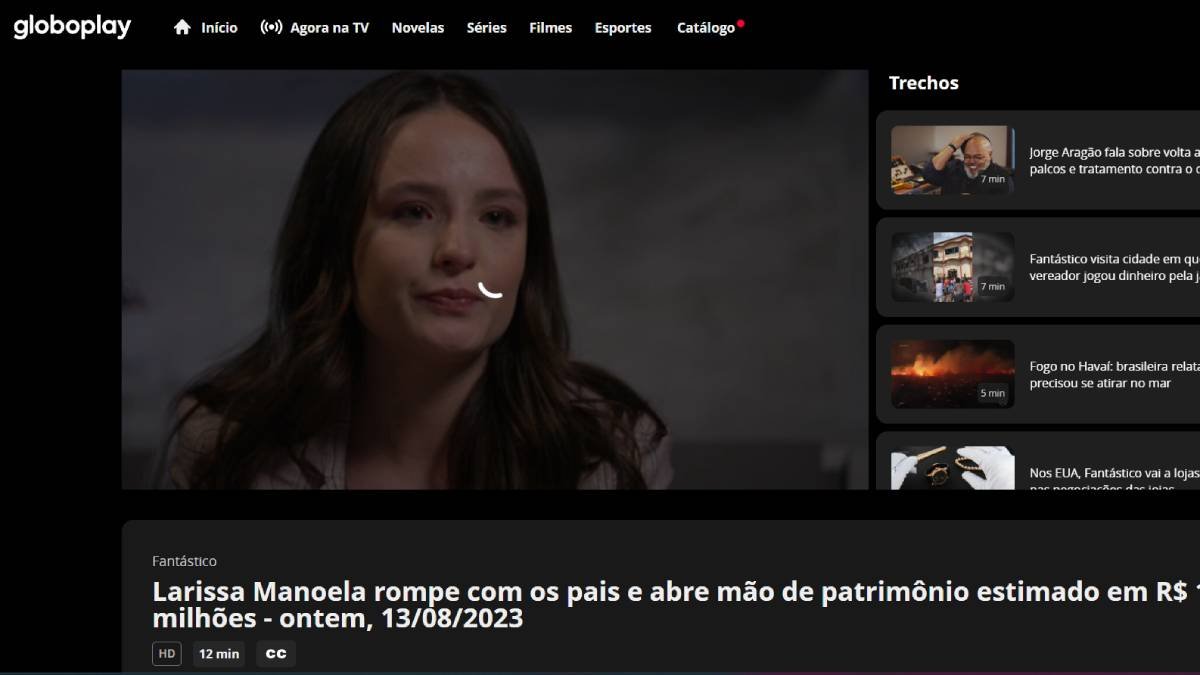 Caso Larissa Manoela: onde assistir à reportagem completa online