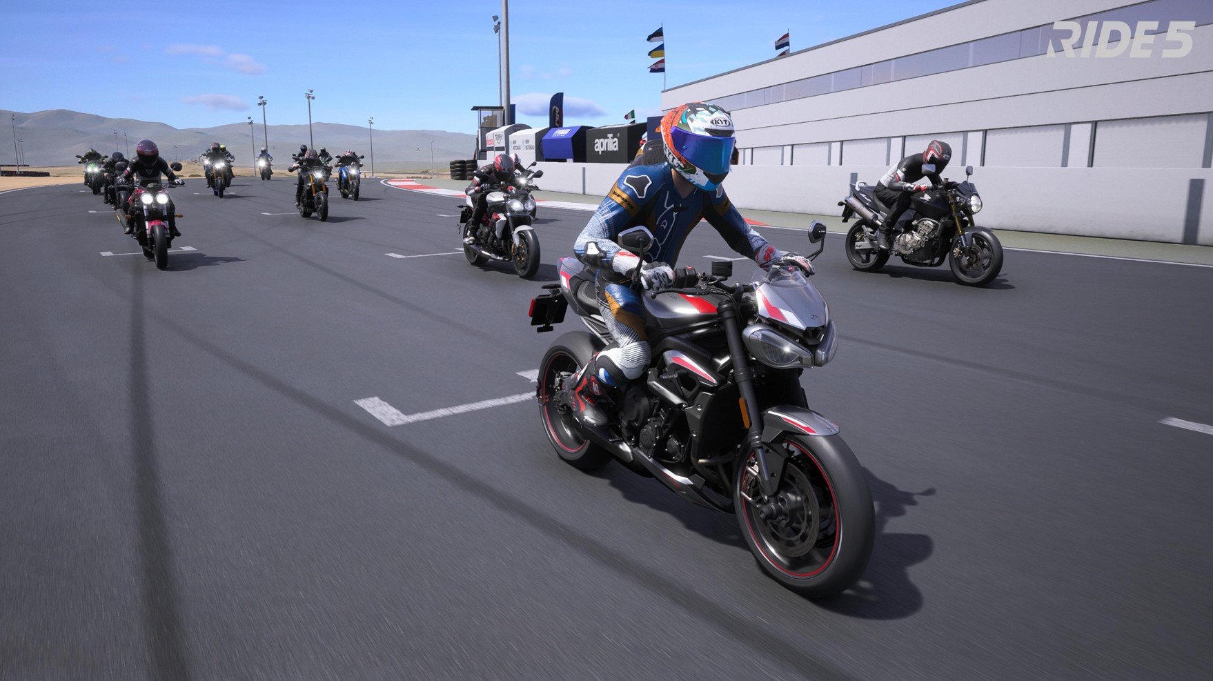 Ride 5 é um game feito para os apaixonados por corridas de motos
