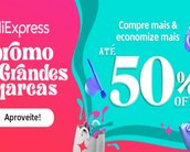 Campanha Grandes Marcas AliExpress: ofertas em Xiaomi, Realme, Lenovo e mais