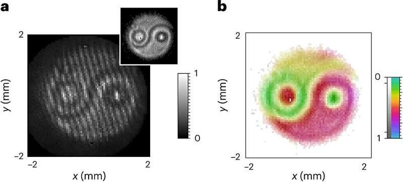 A partir do método, os cientistas conseguiram observar o estado de emaranhamento quântico em tempo real; uma das imagens capturadas foi de um emaranhado com formato de Yin Yang.