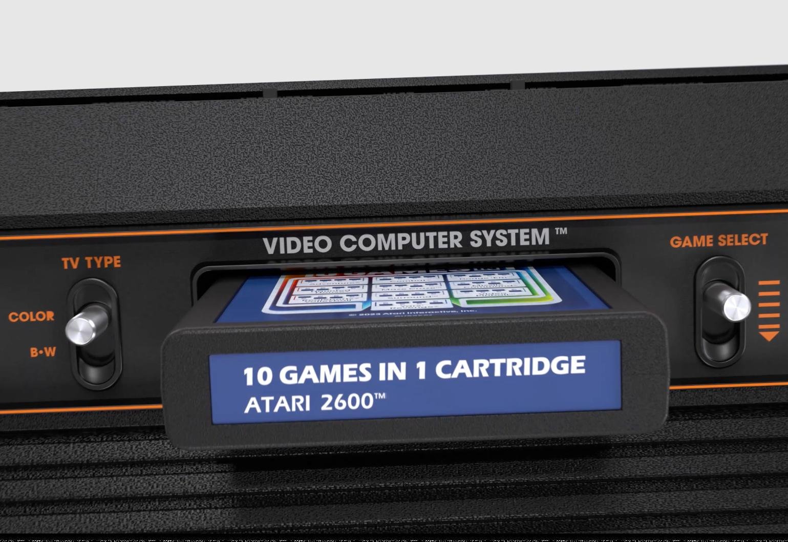 O novo Atari vem com um cartucho trazendo 10 jogos