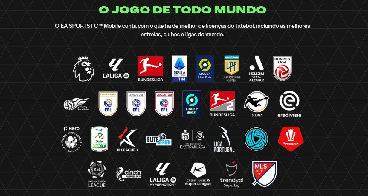 EA Sports FC Mobile: veja onde baixar, ligas confirmadas e mais