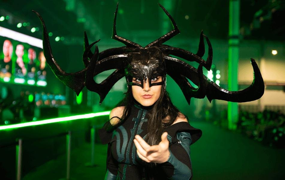 brasil game show cosplay thor