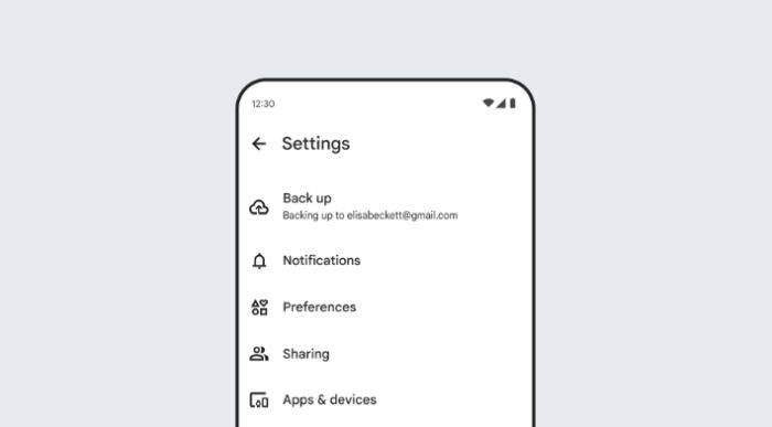 A página de configurações do Google Fotos ganhou um novo design.