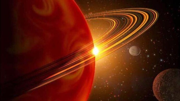As temperaturas em Saturno podem chegar a 15 milhões de graus.
