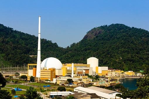 Usina Angra 1, localizada em Angra dos Reis, Rio de Janeiro.