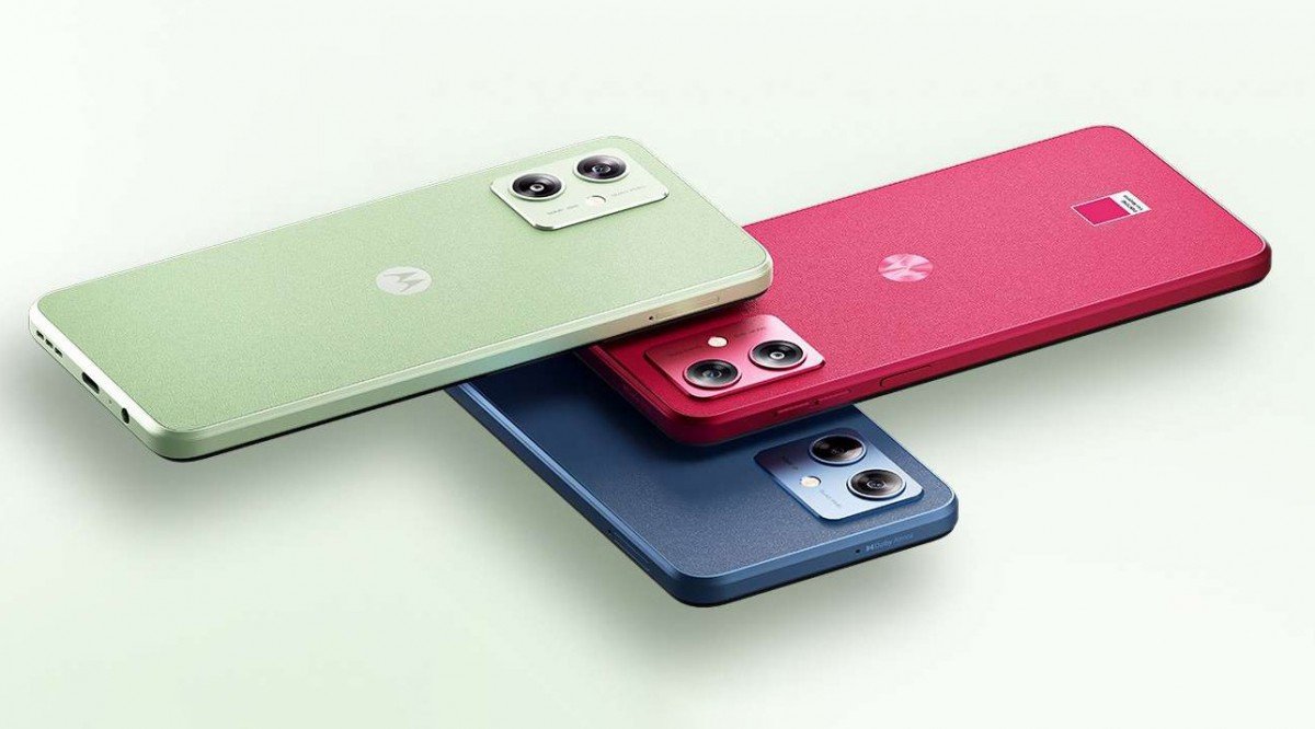 O Moto G54 é vendido nas cores verde, azul e magenta na China.