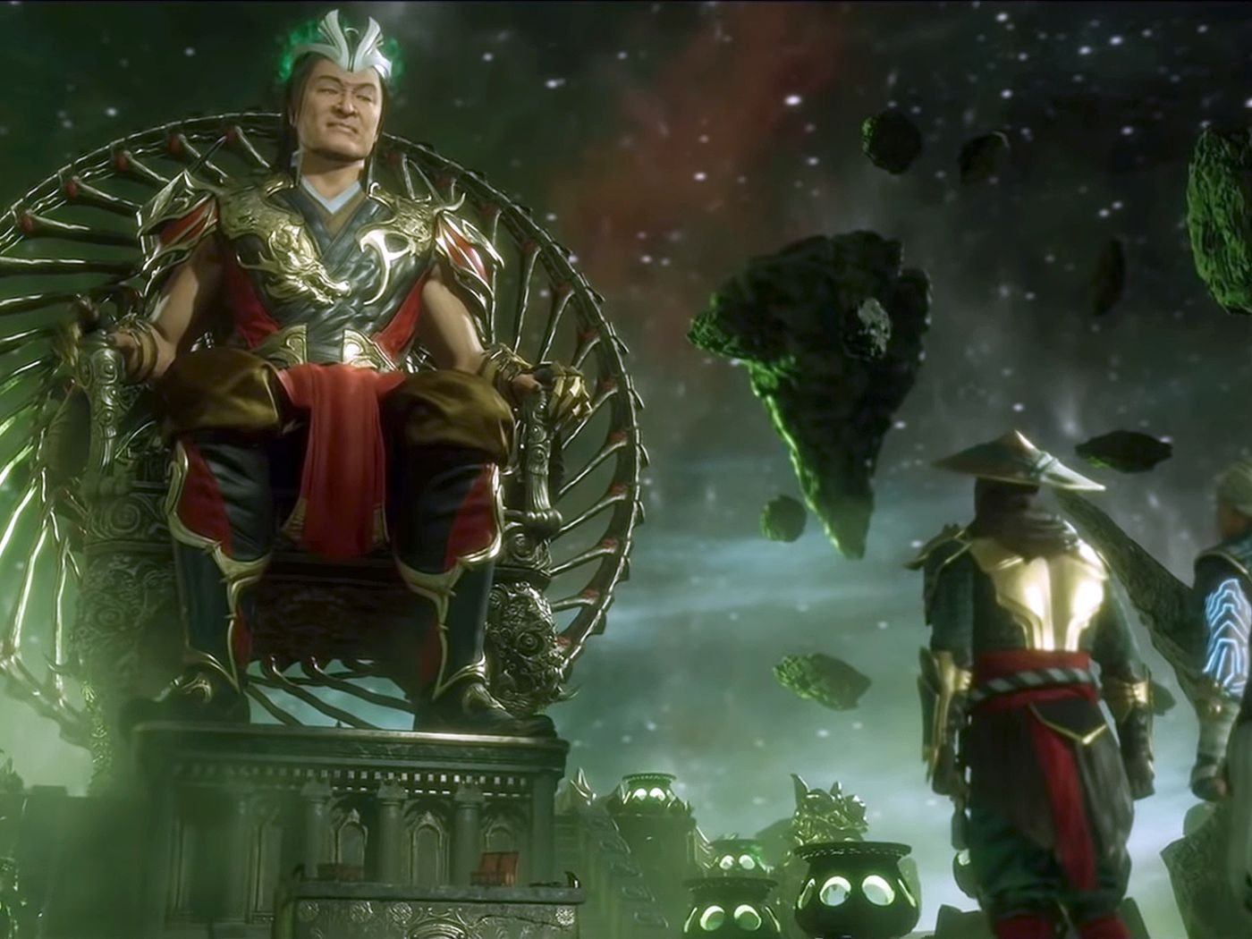 Jogável, Shang Tsung pode vencer a DLC de Aftermath e conquistar os quatro reinos de Mortal Kombat (Imagem: Reddit).