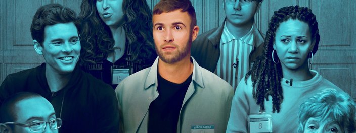 Imagem de: Nova série dos produtores de The Office chega ao Prime Video; conheça Jury Duty!