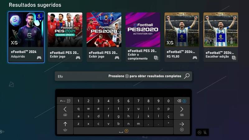 Depois de fazer a busca, aperte no ícone do jogo para fazer o download.