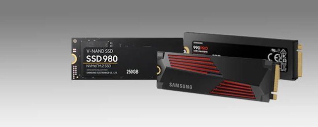 O novo SSD NVMe 980 é vendido em opções de 500 GB e 1 TB.