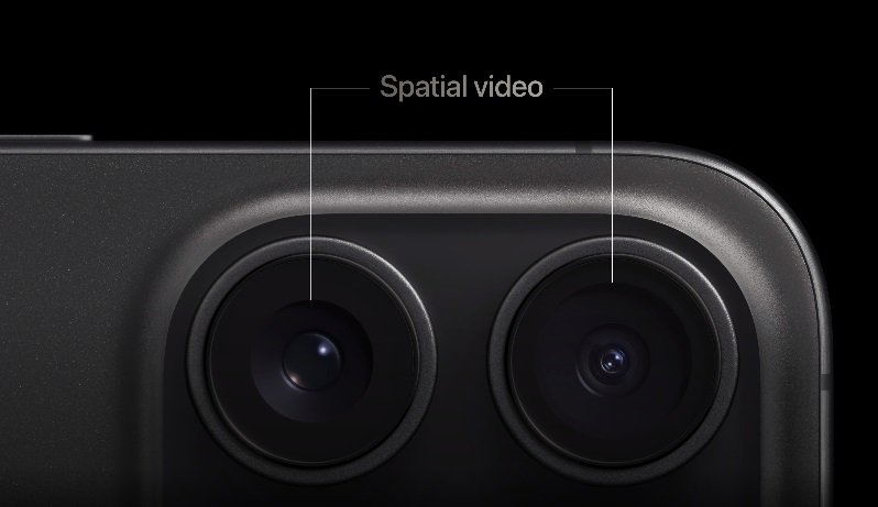 As câmeras usadas para capturar os vídeos em 3D.