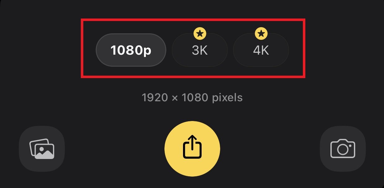 O Cinemin tem suporte para vídeo em 4K, porém somente nas suas versões pagas