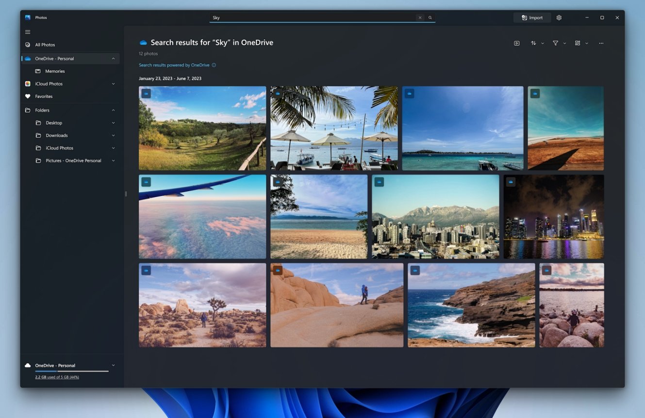 A ferramenta de busca do Fotos está mais poderosa no Windows 11.