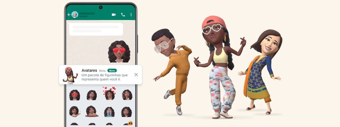 WhatsApp testa uso de avatares da Meta em chamadas de vídeo