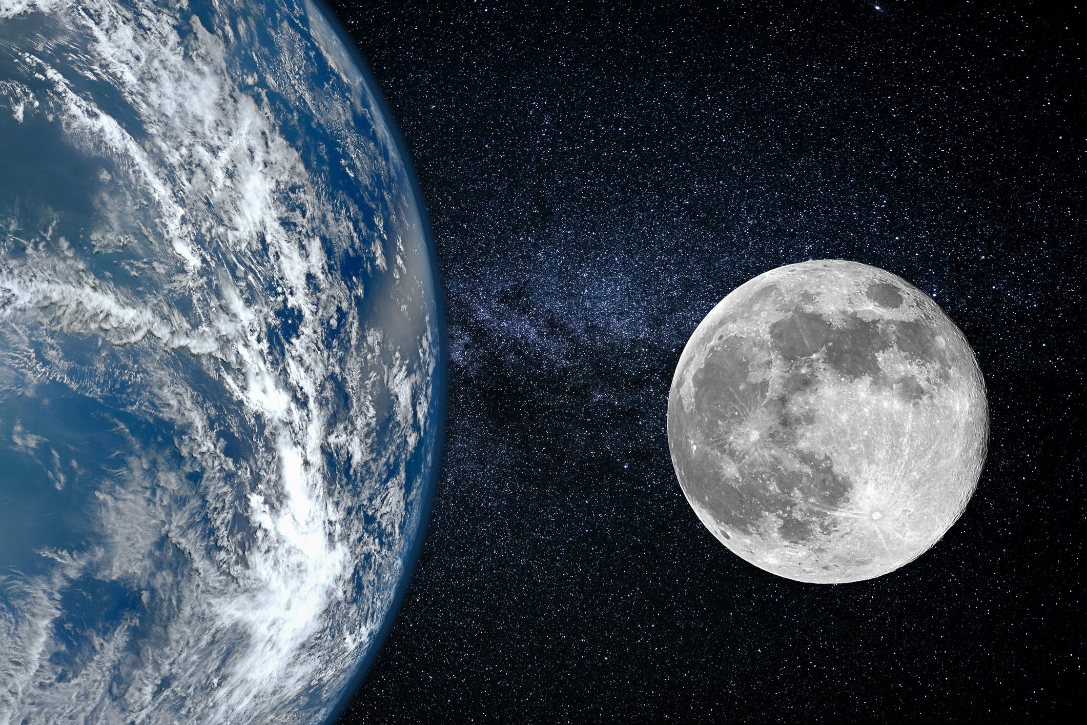 La cola magnética de la Tierra podría formar agua en la Luna