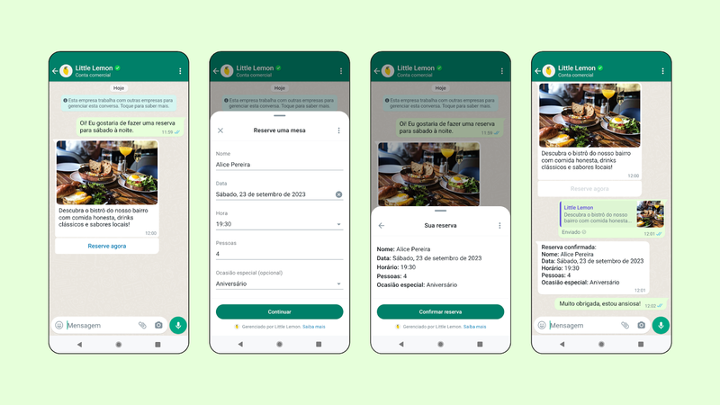 O novo WhatsApp Flows permite a criação de interações personalizadas mais ricas dentro do mensageiro.