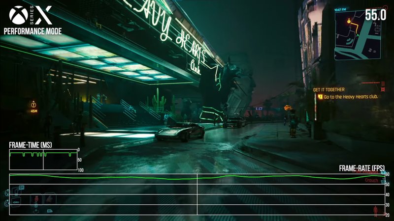 Cyberpunk no Xbox Series X