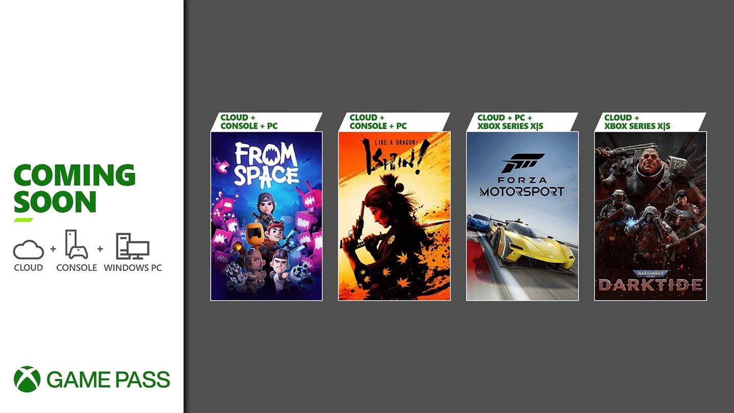Jogos que chegam em outubro ao Xbox Game Pass.