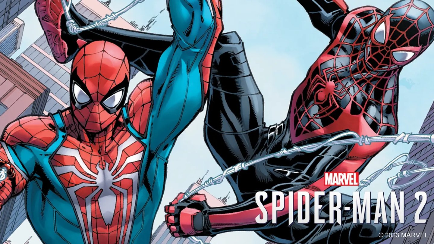Peter e Miles na HQ prequel de Marvel's Spider-Man 2.
